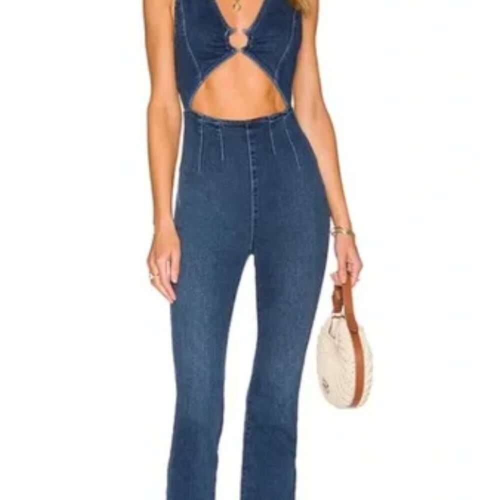 Free People Ultraviolet Jumpsuit - Size XL - Picture 2 of 7